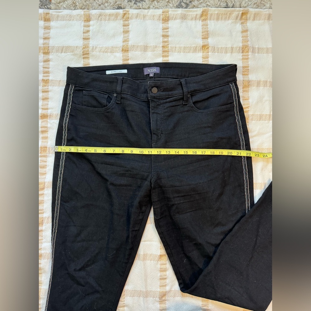NYDJ Los Angeles Size 16 Alina Ankle Black Pants